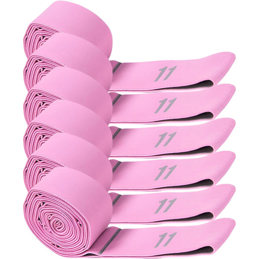 6Pcs ,Jump Rope Fitness  for Working Out,Adjustable Smart Exercise Bands,Pink