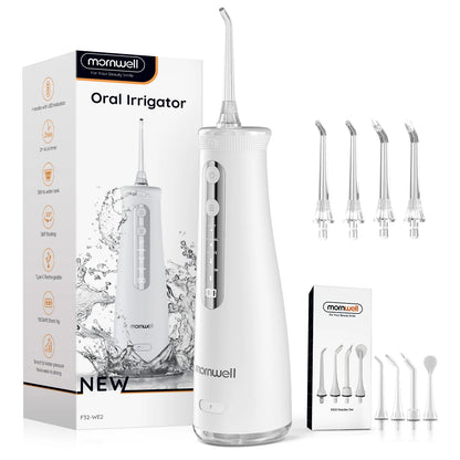 F32 Oral Irrigator Dental Teeth Whitening Home Appliance Sonic Water Flosser 260ML Tank Teeth Cleaner Dental Water Jet