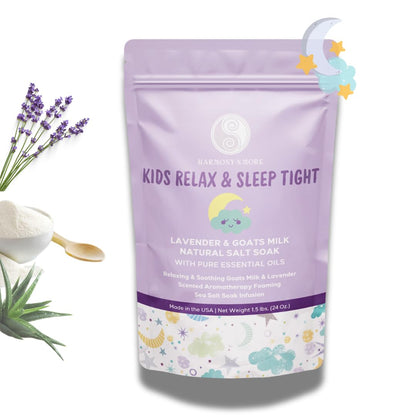 Natural Pacific Sea Salt - Tub Time Foaming Bath Salt Soak - Relaxing and Nourishing - All Natural with Goat Milk Powder, Lavender Essential Oil, Vitamins and Minerals – 24Oz